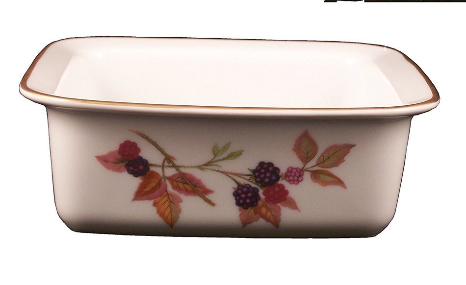 Royal Worcester Eveham Gold 8" Sq Baker
