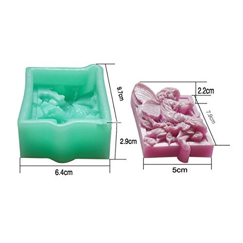 3D Silicone Angel Wing Flower Cake Mold N5