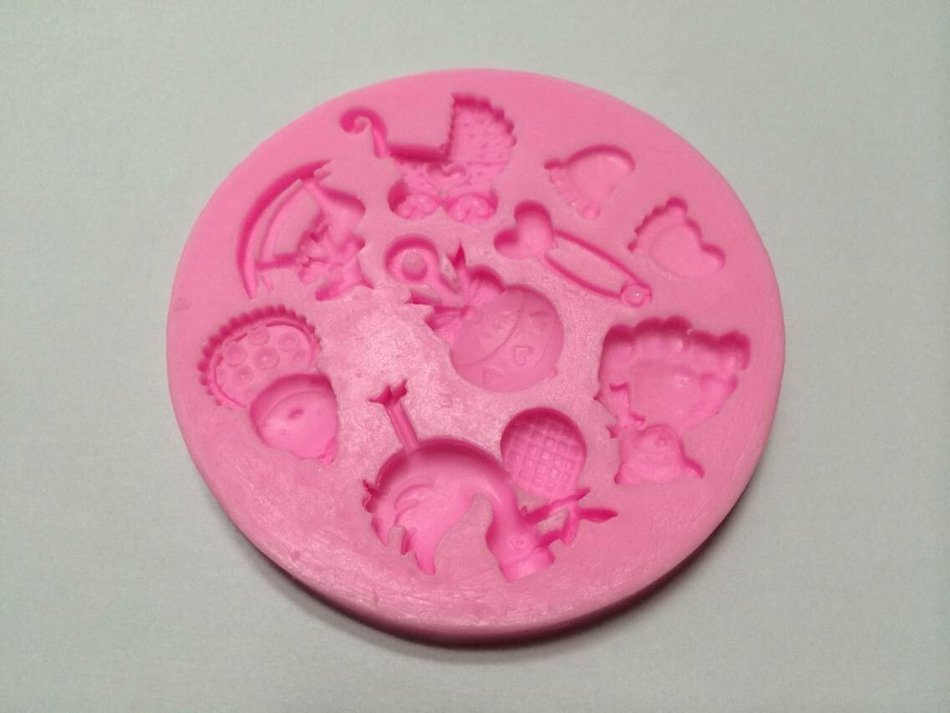 Wocuz Baking Mold 3d Bear Feet Baby Toy Silicone Mold Fondant Molds Sugar Craft Tools Chocolate Mould for Cakes N2