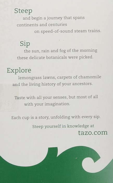 Tazo Peachy Green Tea Organic- 20 Bag N2
