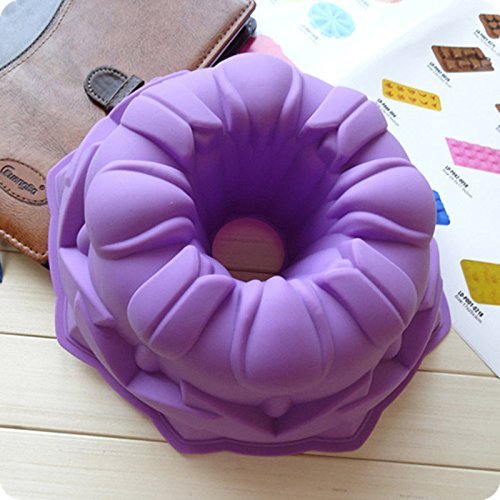 Lariy 8" Large Angel Tulips Cake Mold Candy Pastry Tools Chocolate Molds Great Circle N2
