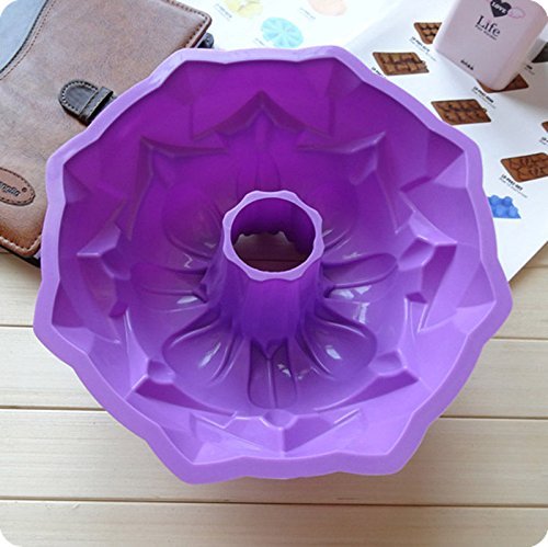 Lariy 8" Large Angel Tulips Cake Mold Candy Pastry Tools Chocolate Molds Great Circle N3