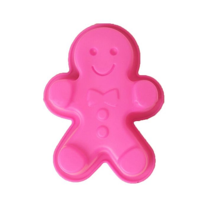 LRKC Xmas Snowman Silicone Cake Mould Candy Cookies Chocolate Soap Baking Mold