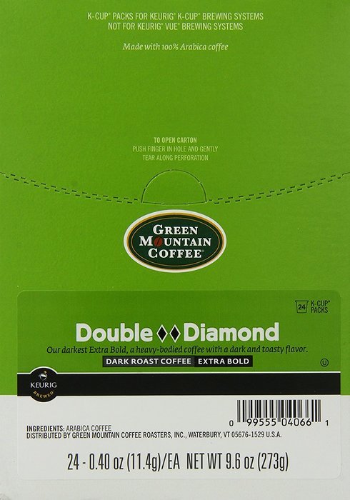 Green Mountain Double Black Diamond CoffeeK-Cup Portion Pack for Keurig Brewers 96-Count N4