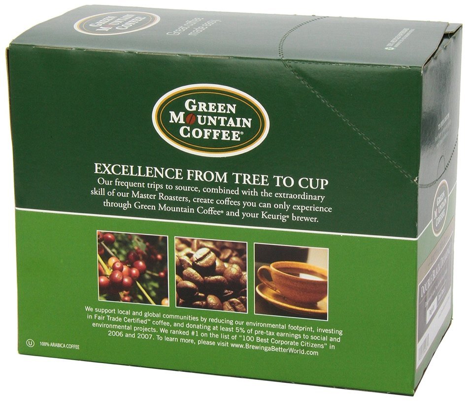 Green Mountain Double Black Diamond CoffeeK-Cup Portion Pack for Keurig ...