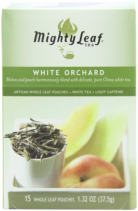 Mighty Leaf Tea, White Orchard, 15-Count Whole Leaf Pouches 1.32 Oz. (Pack of 3) N2