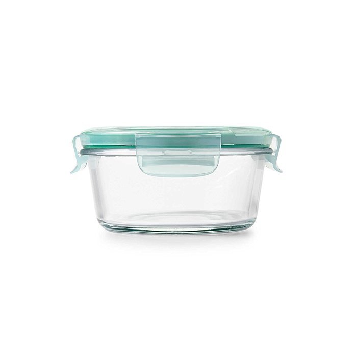14-Piece Elegant And Durable Glass Baking Dish Set with Lids in Green, Superior Freezer To Oven Performance Usage... N4