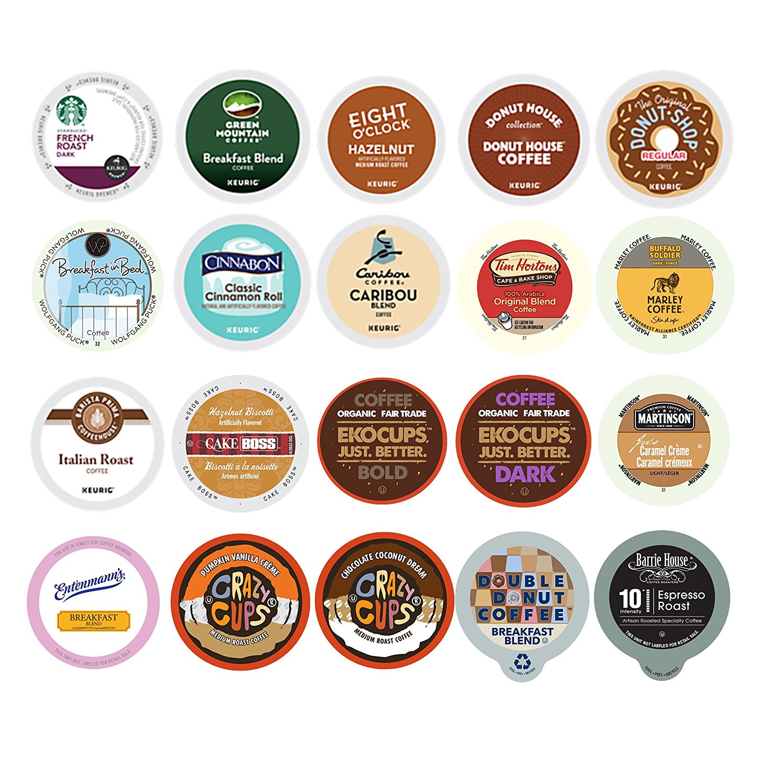 Coffee Variety Sampler Pack for Keurig K-Cup Brewers, 40 Count N5 free ...