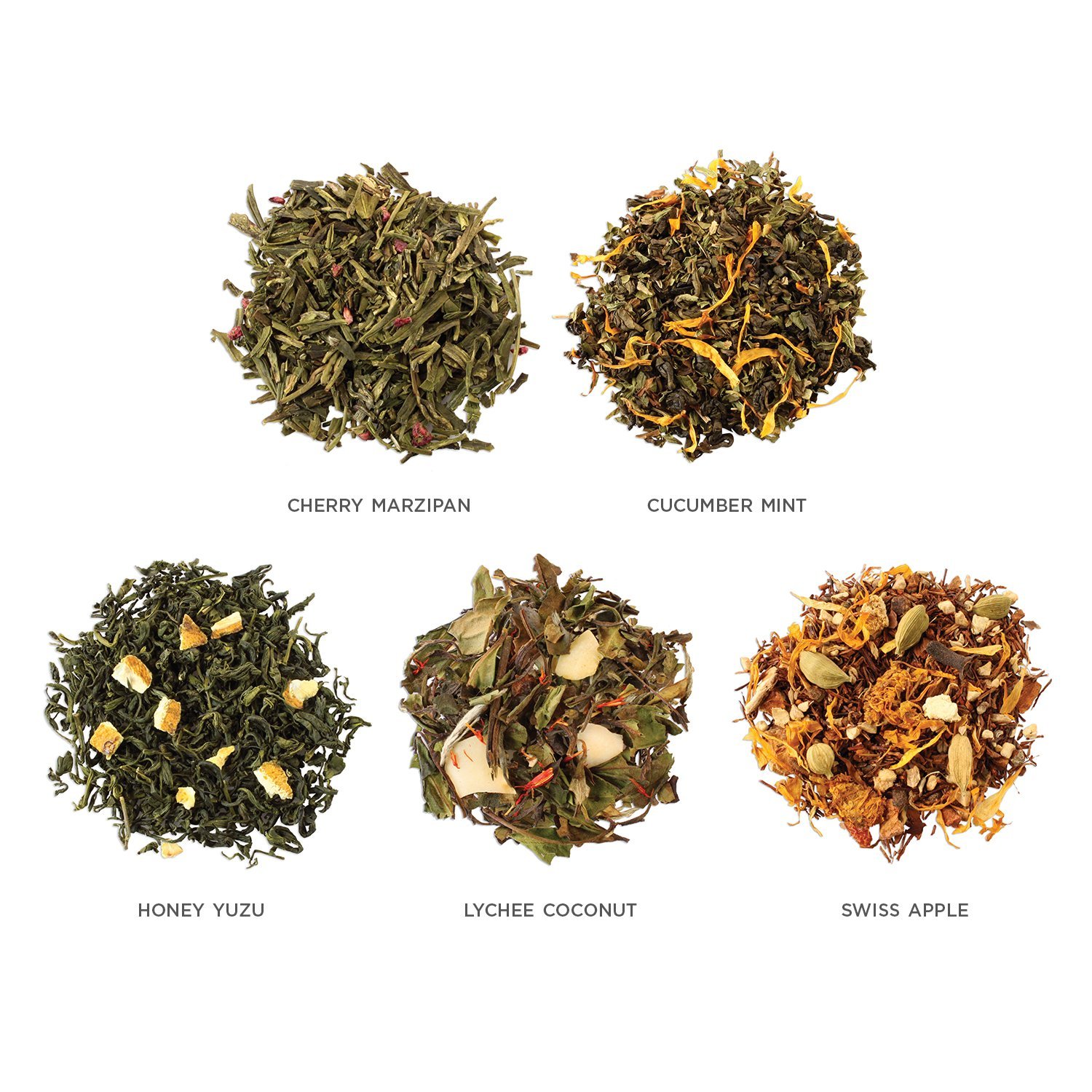 Tea Forté Skin-smart Single Steeps Loose Leaf Tea Sampler, 15 Single 