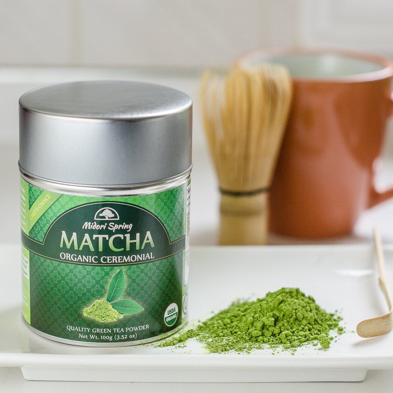 Organic Ceremonial Matcha (Emerald Class 100g) Chef's Choice Quality ...