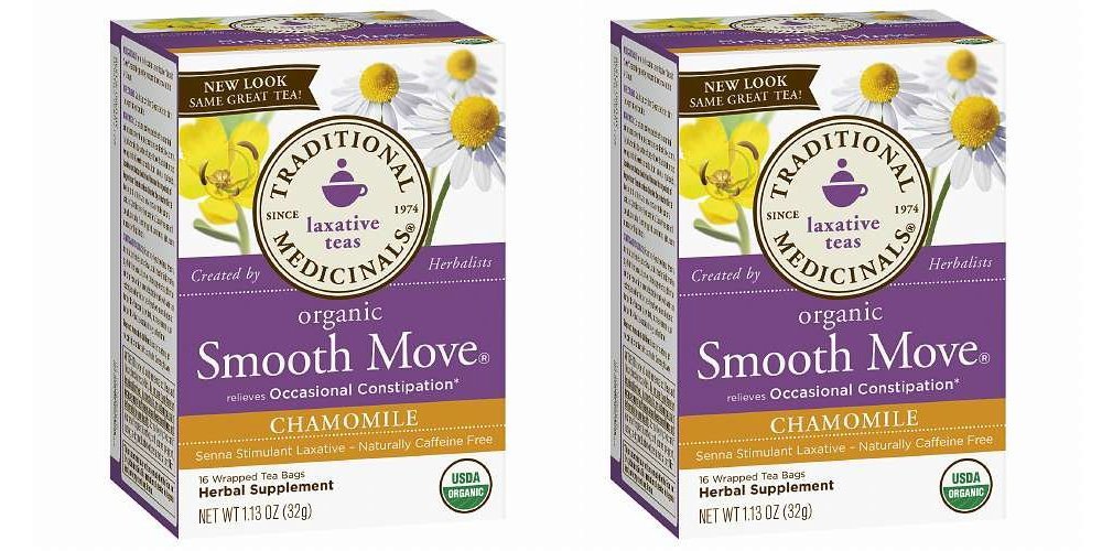 Traditional Medicinals Organic Smooth Move Chamomile 16 Ct N4 Free ...