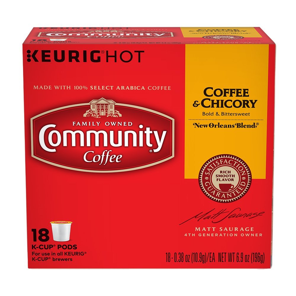 Community Coffee And Chicory Single-Serve Coffee, 18 Count N2 Free ...