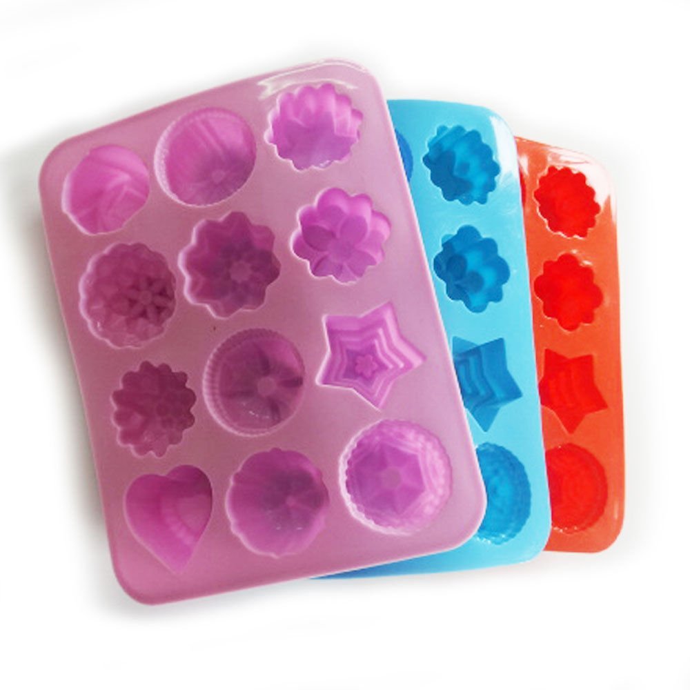 Lariy Silicone Baking Mould Cake Mooncake Chocolate Fondant Mold Roses ...