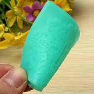 Circle Lace Decoration Silicone Mold Fondant Cake Baking Mat N3