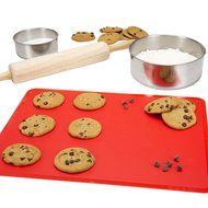 Classic Cuisine 18 Piece Silicone Bakeware Set, Red N2