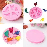 Bird Chocolate Mould Kitchen Baking Tools Silicone Fondant Cake Mold shopping N2