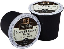 Peet's Coffee Major Dickasons Single Cup Capsule, 96-Count (6 boxes of 16 count each) N2