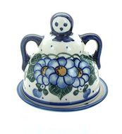 Polish Pottery Primrose Small Cheese Lady