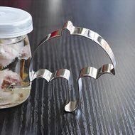 Umbrella Shape Cookies Biscuit Cake Cutter Fondant Baking Mold Mold Stainless Steel N2