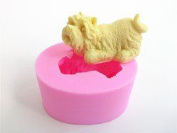 New Arrival! 1pcs, Design Dog Shape Silicone 3d Fondant Mold, Soap Mold,cake Decoration Tool