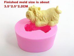 New Arrival! 1pcs, Design Dog Shape Silicone 3d Fondant Mold, Soap Mold,cake Decoration Tool N2