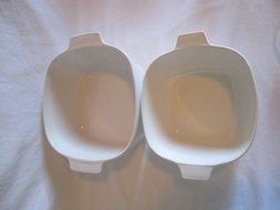 4 PIECE SET - Vintage Corning Ware Cornflower Blue Covered Casserole Baking Dishes N2
