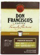 Don Francisco's Coffee Family Reserve Single Serve Coffee, French Roast, 36 Count N4
