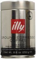 illy Ground Espresso Dark Roast Coffee, Pack of 2
