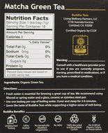Matcha Green Tea - Organic Herbs - 18 Bleach Free Tea Bags N2