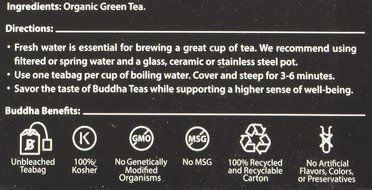 Matcha Green Tea - Organic Herbs - 18 Bleach Free Tea Bags N4