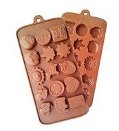 15 Holes Different Shapes Silicone Chocolate Mold Cake Mould Ice Cube Cake Baking Tools