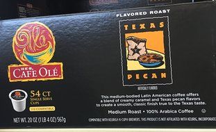 HEB cafe ole Texas pecan single serve coffee K-cups 54 count