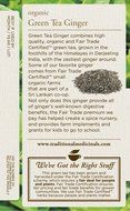Traditional Medicinals Organic Green Tea Ginger Tea, 16 Tea Bags (Pack of 6) N4