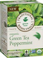 Traditional Medicinals Organic Green Tea Ginger Tea, 16 Tea Bags (Pack of 6) N9