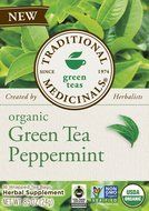 Traditional Medicinals Organic Green Tea Ginger Tea, 16 Tea Bags (Pack of 6) N10