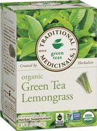 Traditional Medicinals Organic Green Tea Ginger Tea, 16 Tea Bags (Pack of 6) N26