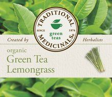 Traditional Medicinals Organic Green Tea Ginger Tea, 16 Tea Bags (Pack of 6) N31