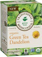 Traditional Medicinals Organic Green Tea Ginger Tea, 16 Tea Bags (Pack of 6) N33