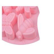 High Temperature Resistance Small Insects Silicone Cake Mold N4