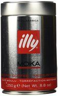 illy Medium Roast Ground Moka Coffee for Stovetop Coffeemakers, 8.8 ounce can N4