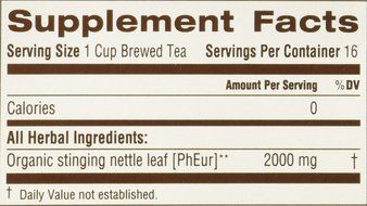 Traditional Medicinals, Organic Nettle Leaf 1.13 oz (16 bags) N3