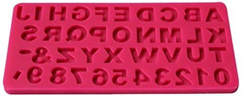 NY CAKE SM10340 Number and Letter Silicone Cake Mold