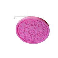 Wocuz WZ1230 Button Shape Silicone Mold Fondant Mold Cupcake Cake Top Decoration Tool Cake Side Decorating Mold N2