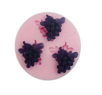 Autek Fruit Grapes Cake Fondant Soap Sugar Craft Cake Decorating Silicone Mold #111