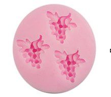 Autek Fruit Grapes Cake Fondant Soap Sugar Craft Cake Decorating Silicone Mold #111 N2
