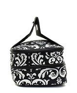 Damask Insulated Casserole Pot Carrier Tote N3