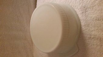 Vintage Fire King Anchor Hocking 2 Qt Ribbed Casserole #1438 N3