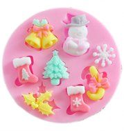 AmaranTeen - Christmas silicone mold,Fondant Cake Decorating Tools