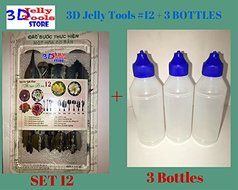 3D Jelly Cake Tools - Type 12 and 3 Bottle 3D Jelly Tools not include needle