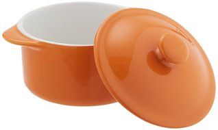 Mario Batali by Dansk Stoneware 8.5-Inch Oval Au Gratin, White N8